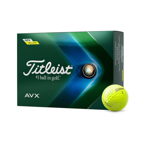 Bolas de Golf Titleist AVX 22 Yellow