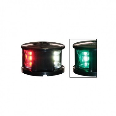 Luces de navegación FOS LED 12 Tricolor negro
