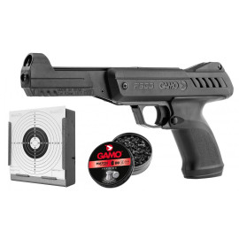 Imagen "kit completo pistola manual de balines gamo p900 balines dianas" de muestra del producto Pistola de Aire Comprimido P-900 IGT de la tienda online de regalos y coleccionables de cine, series, videojuegos, juguetes.