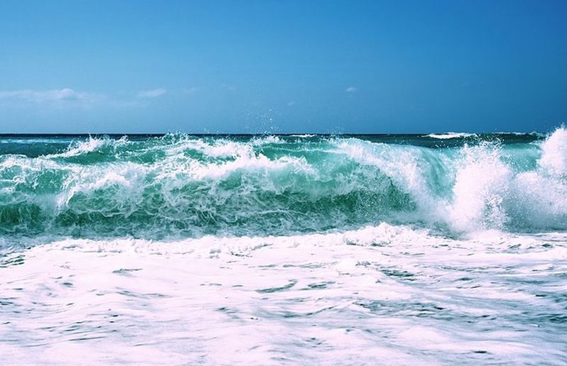 Las olas, un fenómeno de la naturaleza