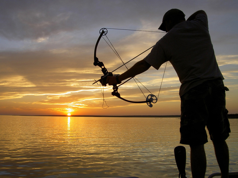 Pesca con arco o Bowfishing